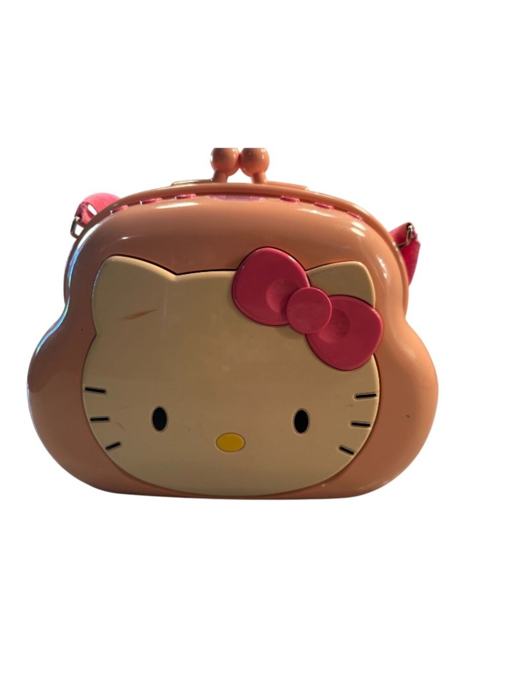 Hello Kitty Sanrio Pocketbook Radio Vintage KT2027 AM/FM Stereo CD 2003 READ